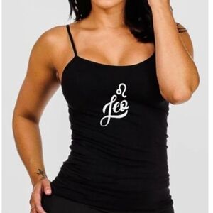 NEW! Leo Black Tank Top